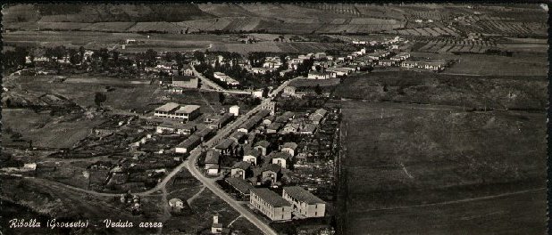 Veduta aerea di Ribolla