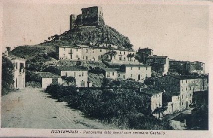 Montemassi col suo castello (Archivio Niosi